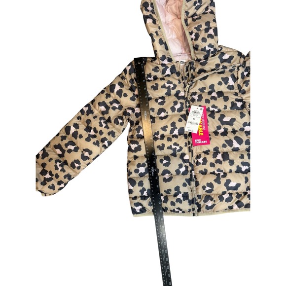 Epic Threads Girls' Leopard Print Puffer Jacket - Medium - New - Picture 4 of 6